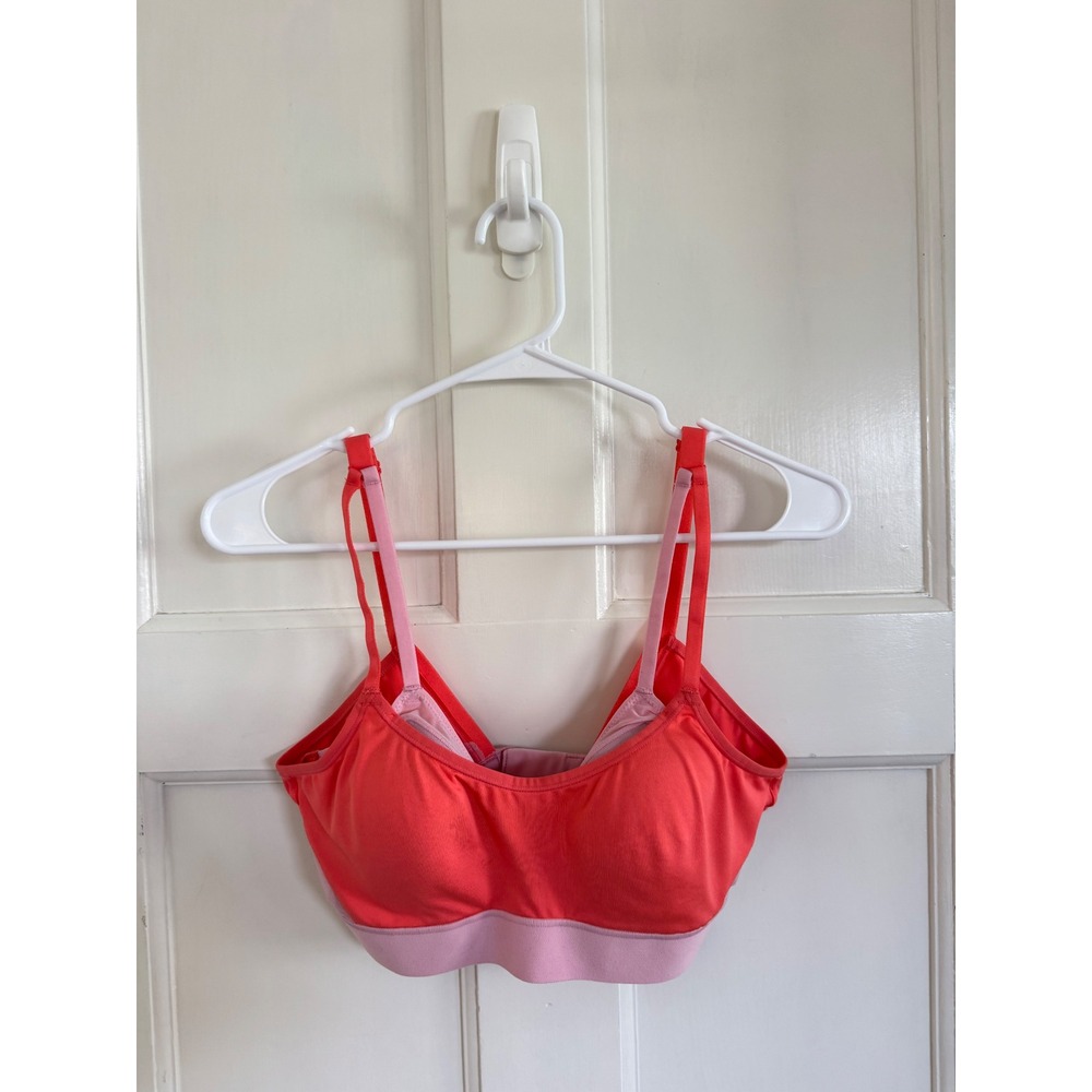 Natori coral pink Gravity Contour Underwire Sports Bra size 36B